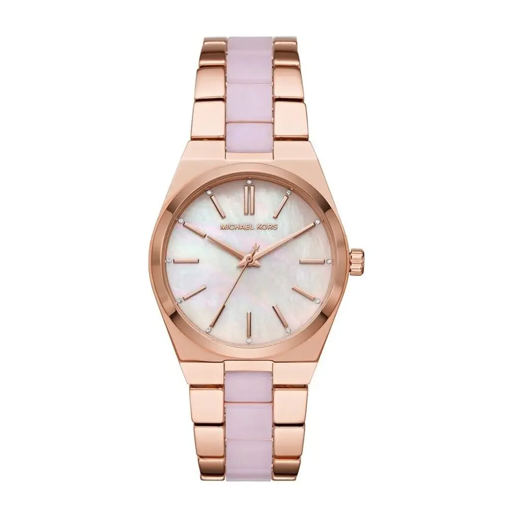 NWT MICHAEL Michael Kors Channing rose gold watch - Picture 2 of 5